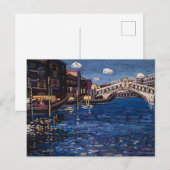 Herinnering aan Venetië, Rialtobrug, 1904 door Kan Briefkaart (Voorkant / Achterkant)