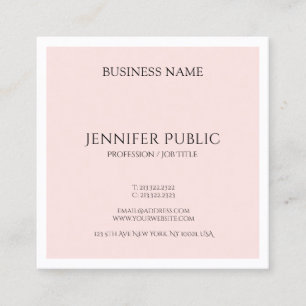 Herinnering benoeming Salon Studio Trendy Plain Afsprakenkaartje