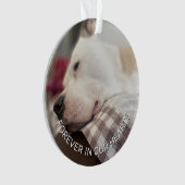 Herinnering Bewaar paw prints in je hart Ornament (voorkant)