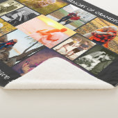 Herinnering citeert donkergrijs in het liefhebben sherpa deken (3/4)