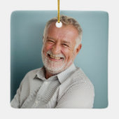 Herinnering Dankbare Herinneringen Citaat Groene A Keramisch Ornament (Achterkant)