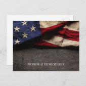 Herinnering en onthouding Briefkaart van Memorial  (Voorkant / Achterkant)