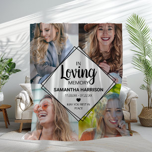 Herinnering foto-kolgeherdenkteken fleece deken