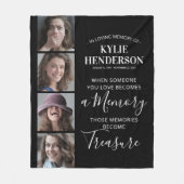 Herinnering foto-kolgeherdenkteken fleece deken (Voorkant)