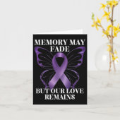 Herinnering kan vervagen maar onze liefde blijft H Kaart (Gele Bloem)