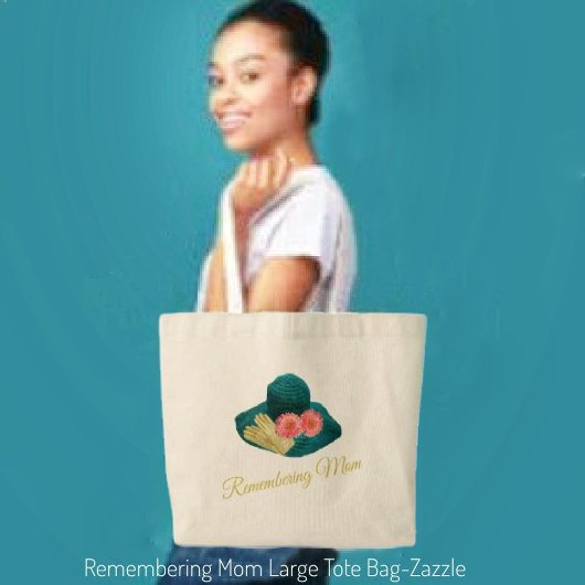 Herinnering mam grote tote bag