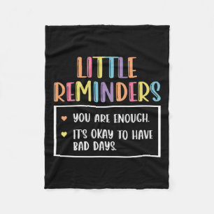 Herinnering mentale gezondheidsadviseur 1 fleece deken