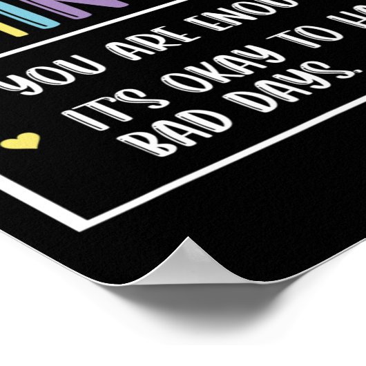 Herinnering mentale gezondheidsadviseur 1 poster (Hoek)