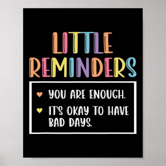 Herinnering mentale gezondheidsadviseur 1 poster (Voorkant)