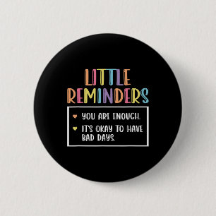 Herinnering mentale gezondheidsadviseur 1 ronde button 5,7 cm