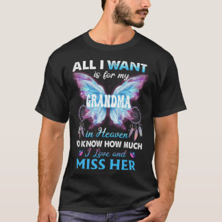 Herinnering Mijn oma woont in de hemel, Geheugen v T-shirt