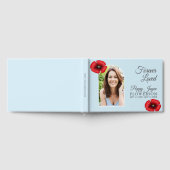 Herinnering Poppy Blue Funeral Memorial Gastenboek (Volledig)