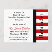 Herinnering Post Card2 Uitnodiging Briefkaart (Voorkant)