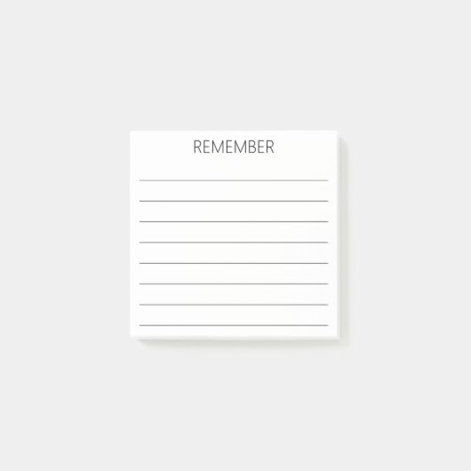 Herinnering post-it® notes (Voorkant)