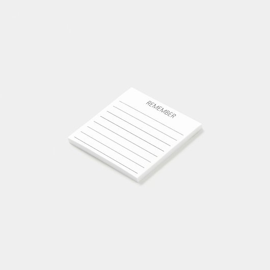 Herinnering post-it® notes (Schuin)