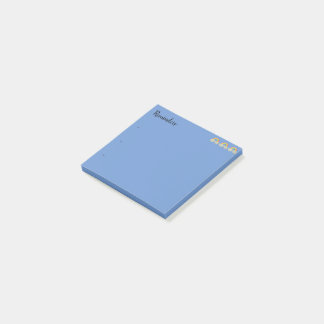 Herinnering Sticky Note met regenbogen