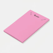 Herinnering Sticky Notes Roze (Schuin)