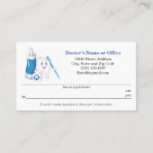 Herinnering Tandartsafspraak Visitekaartje (Voorkant)