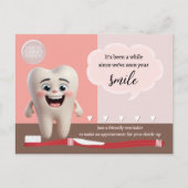 Herinnering tandheelkundige benoeming briefkaart (Voorkant)