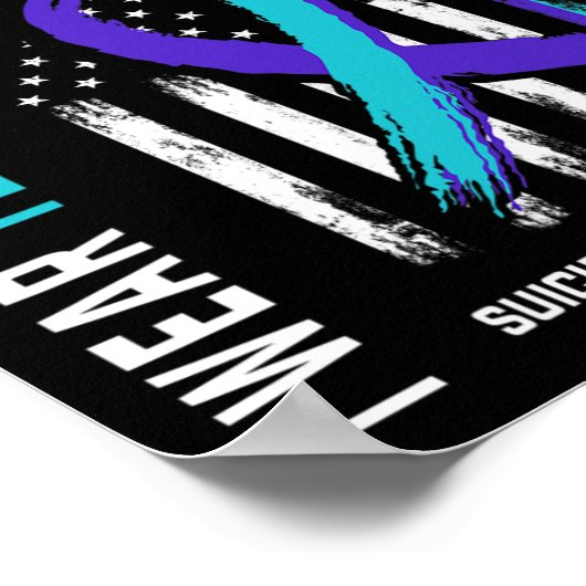 Herinnering van mijn neefje: preventie van zelfmoo poster (Hoek)