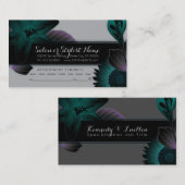 Herinnering voor benoeming  bloemen afsprakenkaartje (Voorkant / Achterkant)