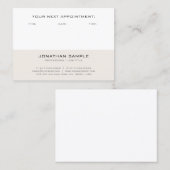 Herinnering voor benoeming Moderne Sjabloon van el Afsprakenkaartje (Voorkant / Achterkant)