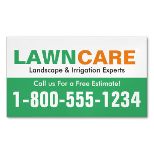 Herinnering voor groene en Oranje nummers Magnetisch Visitekaartje