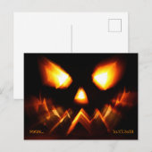 Herinnering voor Halloween Party Briefkaart (Voorkant / Achterkant)