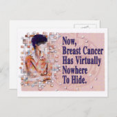 Herinnering voor mammogram briefkaart (Voorkant / Achterkant)