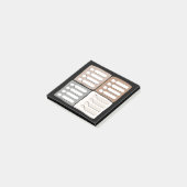 Herinnering voor meerdere lijsten post-it® notes (Schuin)