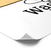 Herinnering voor socket hoofdkwartier Was uw hande Poster (Hoek)