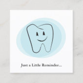 Herinnering voor tandartsafspraak afsprakenkaartje (Voorkant)