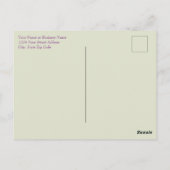 Herinnering voor zomertijd briefkaart (Achterkant)