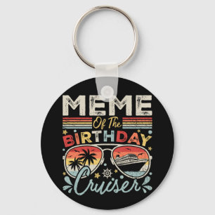 Herinneringen aan de Birthday Cruiser Vacation Cir Sleutelhanger