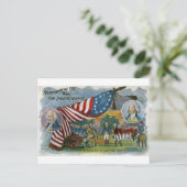 Herinneringen aan de onafhankelijkheidsoorlog briefkaart (Staand voorkant)