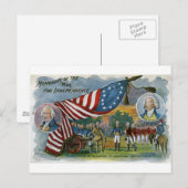 Herinneringen aan de onafhankelijkheidsoorlog briefkaart (Voorkant / Achterkant)