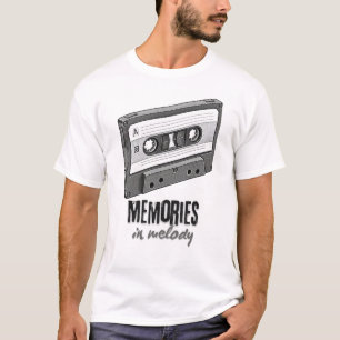 Herinneringen aan melodie t-shirt