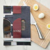 Herinneringen Amsterdam, de eikenboom, de Eiken Bo Theedoek (Quarter Fold)