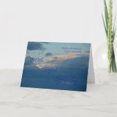 Herinneringen Condoleances Denken aan je Sympathie Kaart (Voorkant)