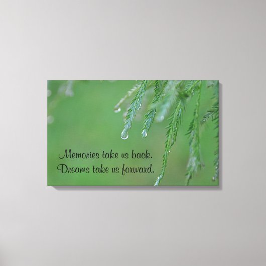 Herinneringen en dromen Canvas (Voorkant)