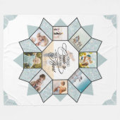 Herinneringen Fotocollage Zee ID1016 Fleece Deken (Voorkant (Horizontaal))