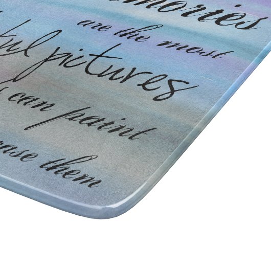 Herinneringen Glas Snijplank (Hoek)