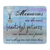 Herinneringen Glas Snijplank (Voorkant)