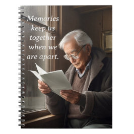 Herinneringen Houden Ons Samen Als We Ver Uit Elka Notitieboek