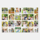 Herinneringen in Beweging: 16 Fotocollage Inpakpapier Vel (Voorkant)