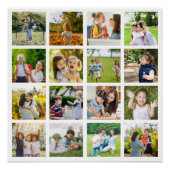 Herinneringen in Beweging: 16 Fotocollage Perfect Poster (Voorkant)