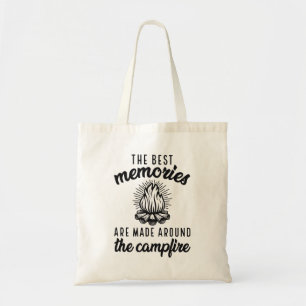 Herinneringen kampvuur tote bag