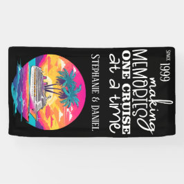 Herinneringen maken Eén cruise per cruisedeur Spandoek