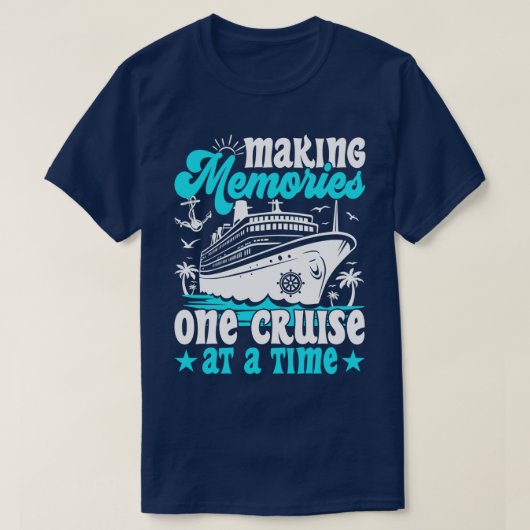 Herinneringen Maken, Één Cruise Per Tijd, Koele Cr T-shirt (Design voorkant)