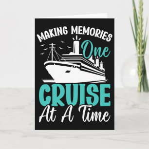 Herinneringen Maken, Eén Cruise Reis Per Keer Kaart